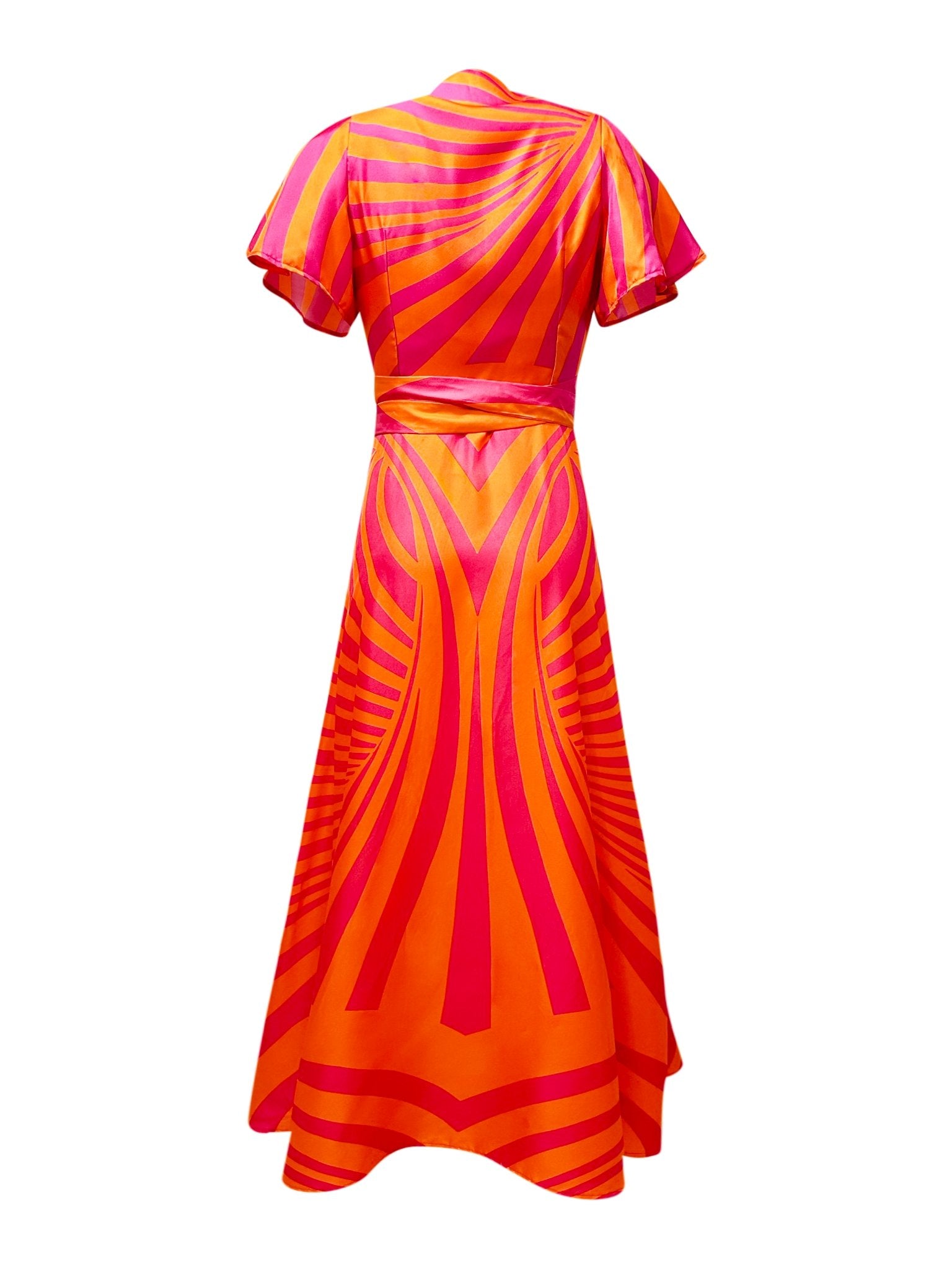 Stacey Dress - Hot Pink/Orange ā waha - Sweepstake Winners™