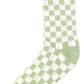 Checkerboard Crew Socks - Sage/White - Sweepstake Winners™