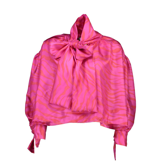 Cropped Painter Shirt - Hot Pink Tigress - Sweepstake Winners™