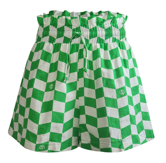 Iti iti Shorts - Green Geometric - Sweepstake Winners™