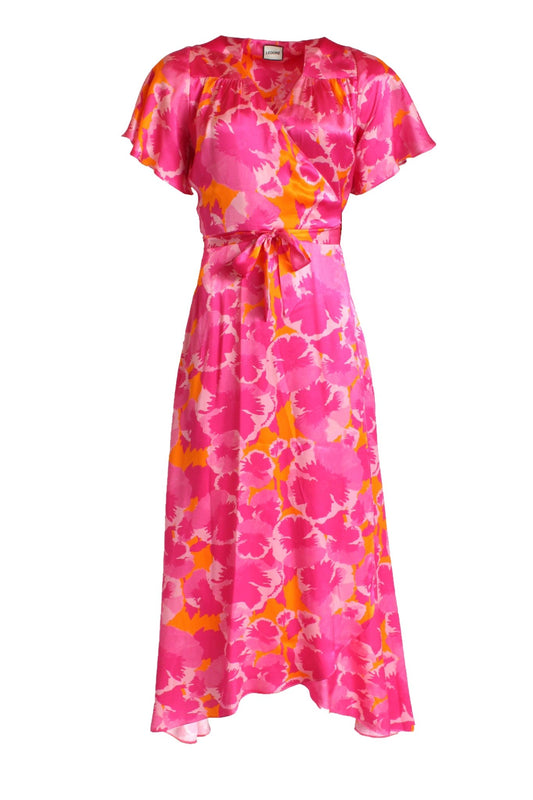 LeDoré Stacey Dress - Viola Floral Orange/Pink - Sweepstake Winners™