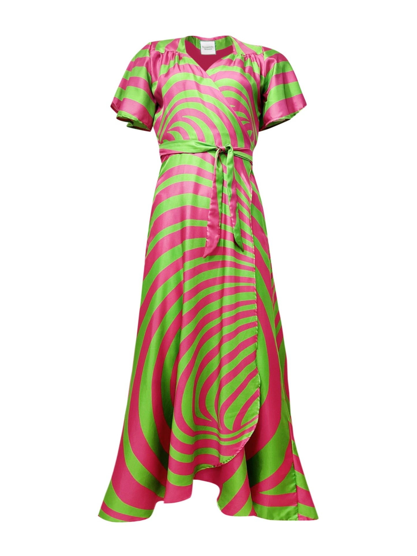 Stacey Dress - Hot Pink/Green ā waha - Sweepstake Winners™
