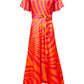 Stacey Dress - Hot Pink/Orange ā waha - Sweepstake Winners™