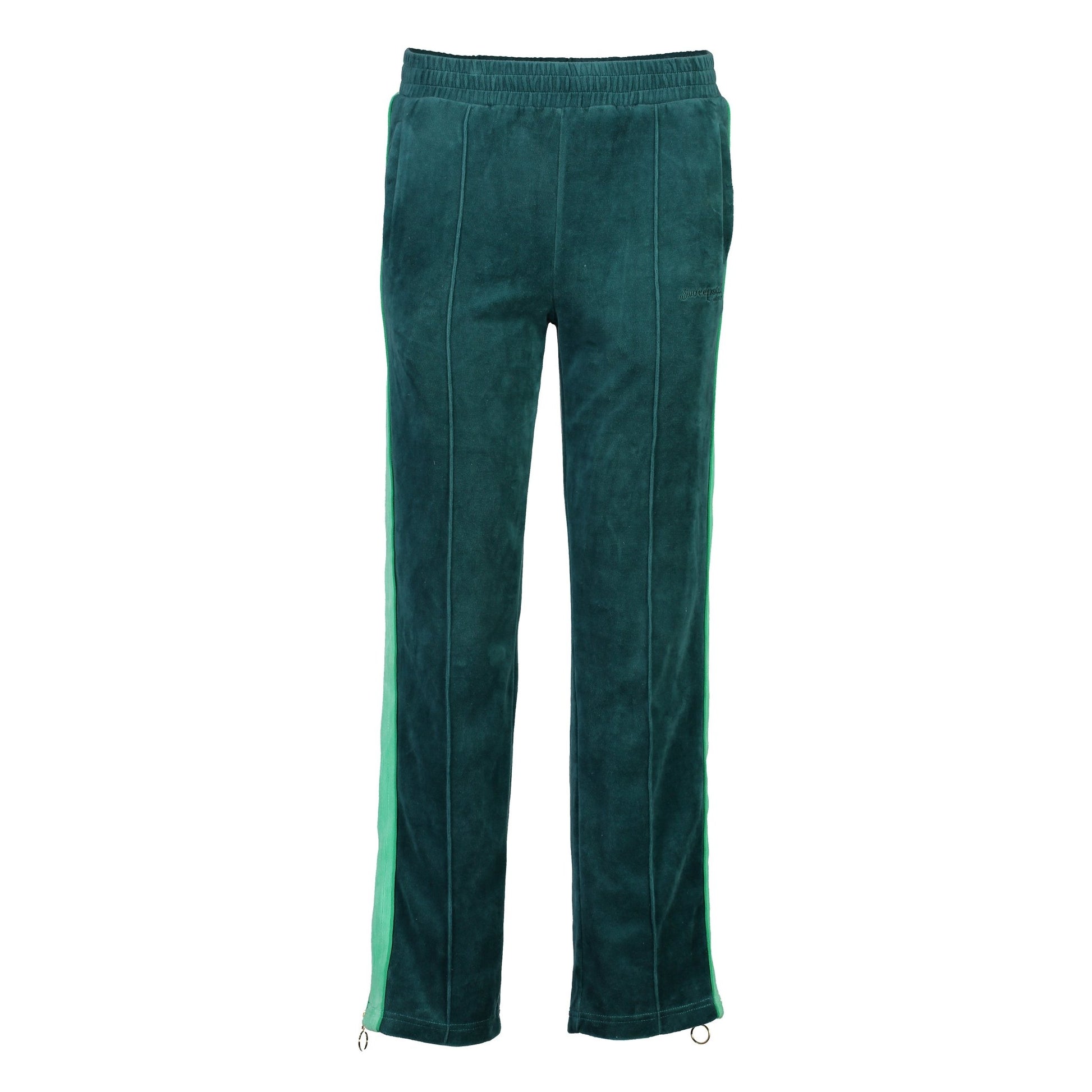 Velour Jogging Pants (Forest Green/Mint) - Sweepstake Winners™